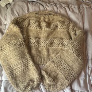 Cupshe Textured Beige Shrug